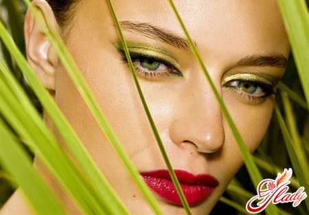 красивый макияж для зеленых глаз
